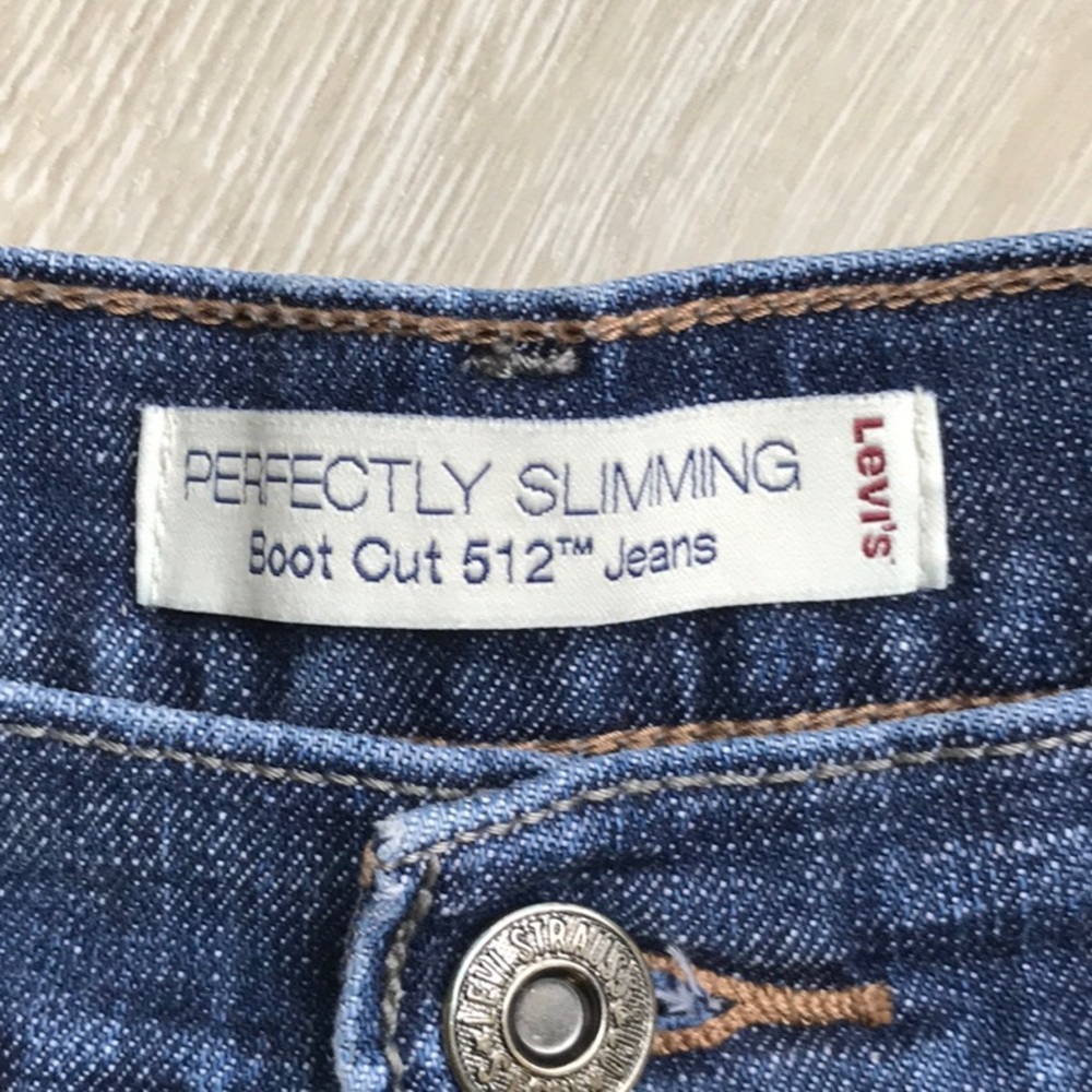 Levi’s denim perfectly slimming boot cut 512 jeans - Picture 4 of 7